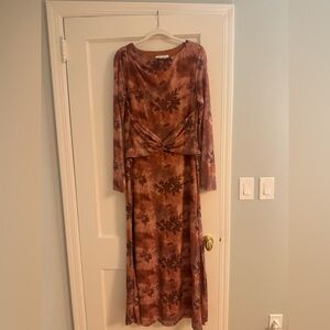 Petal & Pup Nash Long Sleeve Body-Con Dress - XL